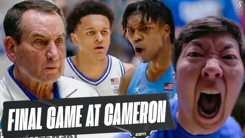 Coach K's Final Game At Duke! | UNC vs. No. 4 Duke Full Game Highlights