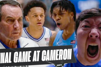 Coach K's Final Game At Duke! | UNC vs. No. 4 Duke Full Game Highlights