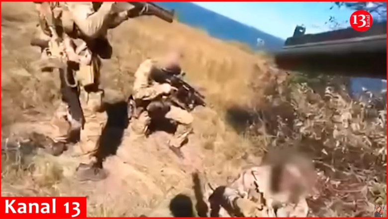 Georgian and Chechen volunteers ATTACKED the positions of the Russians in the forest