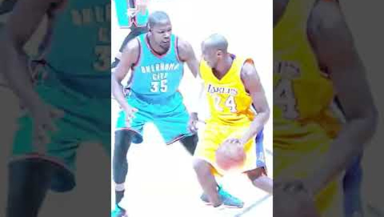 KD &amp; Kobe share a moment 🥺 #shorts