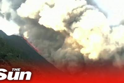 Lava reaches the sea as Italy's Stromboli volcano erupts