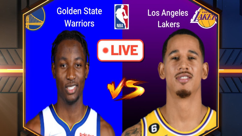 Los Angeles Lakers  at Golden State Warriors NBA Live Scoreboard Interga Sports