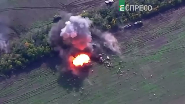 The Armed Forces fired at the column of Russians with GMLRS missiles