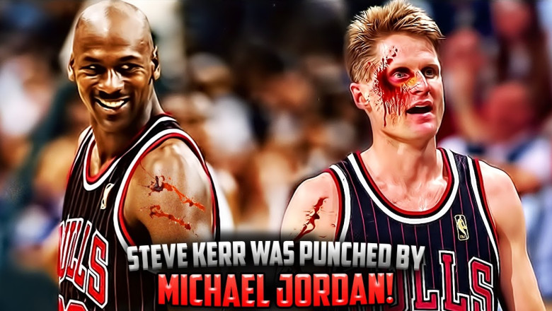 The Time Michael Jordan PUNCHED Steve Kerr In The Face!