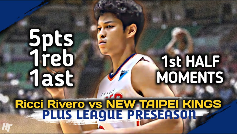 FOR THREE!👌🏽 Ricci Rivero 2nd Preseason Game sa Plus League kontra New Taipei Kings | Oct. 10, 2022