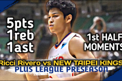 FOR THREE!👌🏽 Ricci Rivero 2nd Preseason Game sa Plus League kontra New Taipei Kings | Oct. 10, 2022