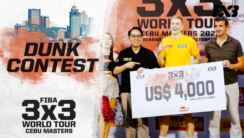 Insane Dunks! | Dunk Contest | FIBA 3x3 World Tour - Cebu 2022