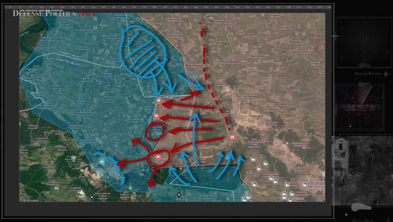 [ Lyman Front ] Russian counteroffensive towards Krasnyi Liman ...