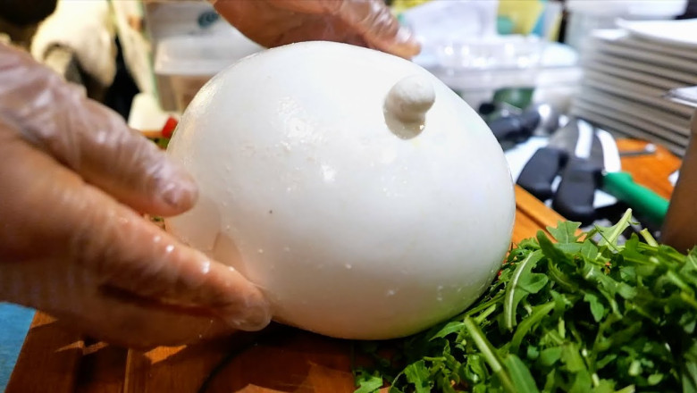 New York City Food - GIANT MOZZARELLA BALLS and NEAPOLITAN PIZZA