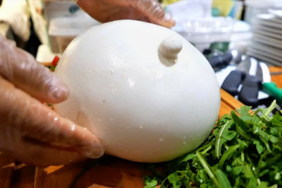 New York City Food - GIANT MOZZARELLA BALLS and NEAPOLITAN PIZZA