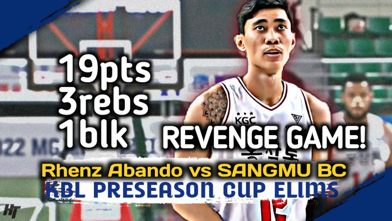 NICE BLOCK 🚫 AIR ABANDO STILL HAS LONG TIME 👀🔥 | Rhenz Abando KGC vs Sangmu BC | Oct. 5, 2022