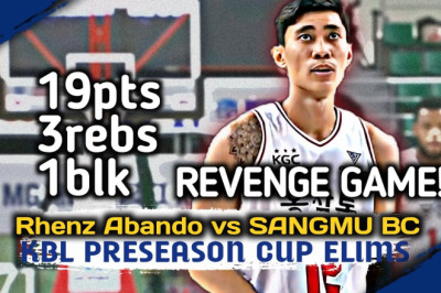 NICE BLOCK 🚫 AIR ABANDO STILL HAS LONG TIME 👀🔥 | Rhenz Abando KGC vs Sangmu BC | Oct. 5, 2022
