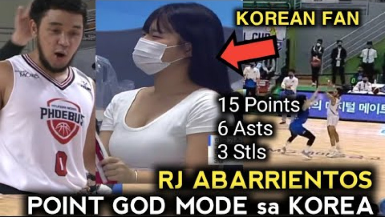 RJ Abarrientos POINT GOD MODE sa Korea | Full Highlights