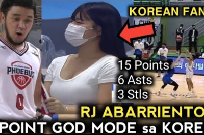 RJ Abarrientos POINT GOD MODE sa Korea | Full Highlights
