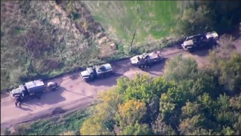 THE AREA WHERE A NUMBER OF RUSSIAN TECHNICIANS AND MANPOWER COLLECTED WAS THUS SHOT