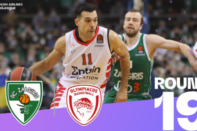 A huge late run gives Olympiacos road win! | Round 19, Highlights | Turkish Airlines EuroLeague