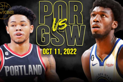 Golden State Warriors vs Portland Trail Blazers Full Game Highlights | Oct 11, 2022 | FreeDawkins