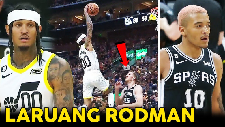 Jordan Clarkson nakaharap ang Rodman Jr ngayon sa NBA, kuhang kuha ang hustle! | 12 Pts, 7 Ast!