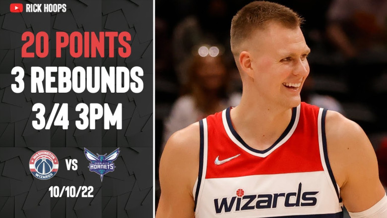 Kristaps Porzingis 20 points FULL Highlights vs Hornets, October 10th, 2022