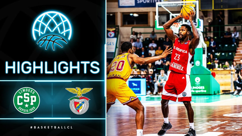 Limoges CSP v SL Benfica | Gameday 2 | Highlights - Basketball Champions League 2022/23