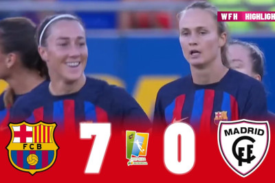 Barcelona vs Madrid CFF Femenino 7-0 | Highlights | Premira Iberdola | Resumen 2022-23