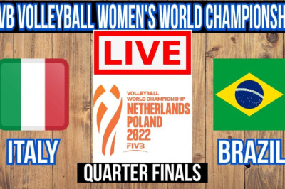Live: Italy Vs Brazil | FIVB Volleyball Women's World Championship | Semifinals | Live Scoreboard