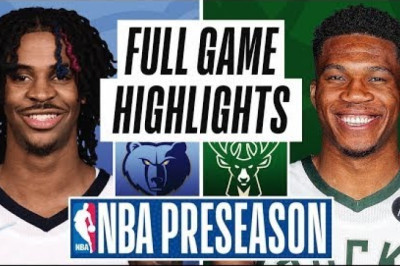 Memphis Grizzlies vs Milwaukee Bucks Full Game Highlights | NBA Preseason 2022-2023