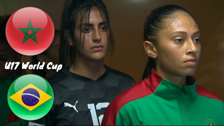 Morocco vs Brazil U17 Women's World Cup 2022-مباراة كاس العالم النسوي المغرب ضد البرازيل