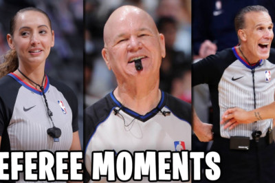 NBA REFEREE FUNNY MOMENTS