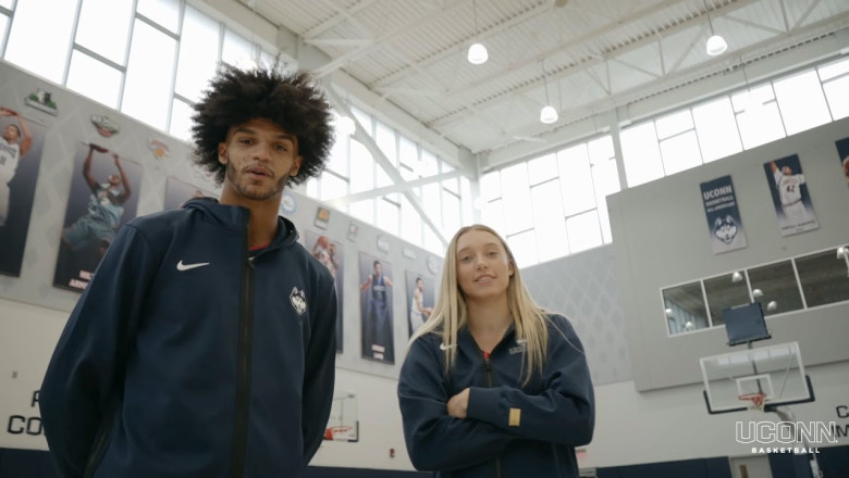 Paige Bueckers &amp; Andre Jackson Pick Their First Night Teams | UConn Basketball