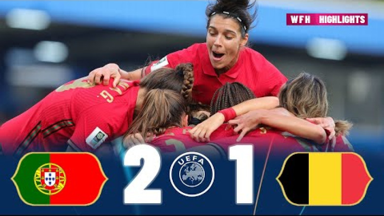 Portugal vs Belgium 2-1 | Highlights | Women's World Cup Qualifiers 2023