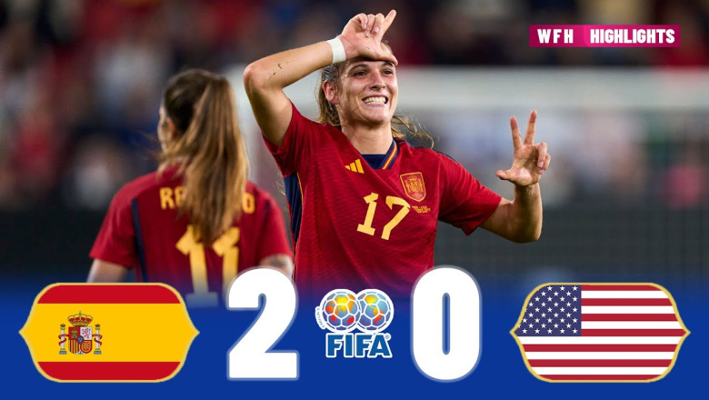 Spain vs USA 2-0 | Highlights | Women's International Friendly 2022