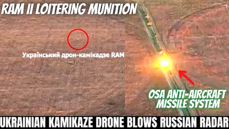 Unique Video Of RAM II Loitering Munition Destroying Russian OSA Anti ...