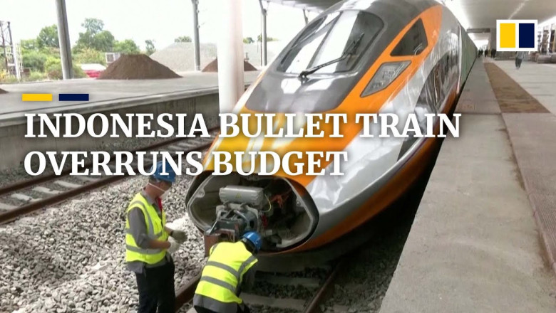 China-made bullet train in Indonesia overruns budget by up to US$2 billion