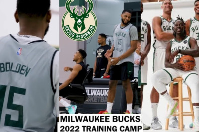 Marques Bolden | Giannis Antetokounmpo | & Bucks Teammates | 2022 Milwaukee Bucks Training Camp