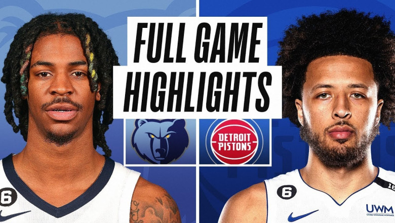Memphis Grizzlies vs. Detroit Pistons Full Game Highlights | Oct 13 | 2022 NBA Preseason