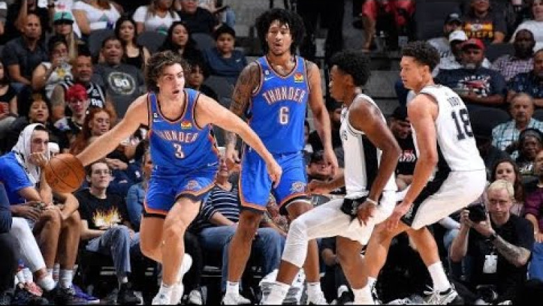 Oklahoma City Thunder vs San Antonio Spurs Full Game Highlights | Oct 13 | 2022 NBA Preseason