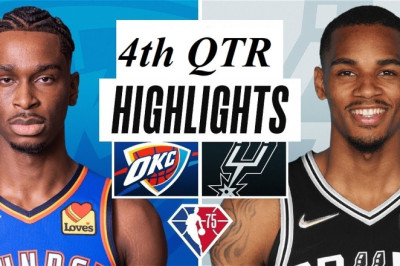 Oklahoma City Thunder vs San Antonio Spurs Full Highlights 4th QTR | NBA Season 2022-23 Preseason