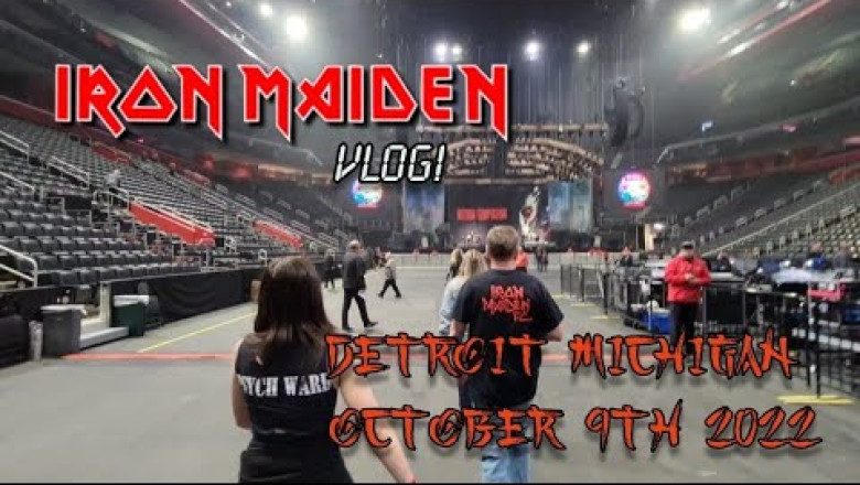 Iron Maiden Tour Vlog: Detroit, Michigan - October 9th 2022