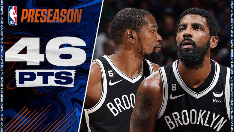 Kevin Durant &amp; Kyrie Irving 46 PTS Combined Full Highlights vs Timberwolves 🔥