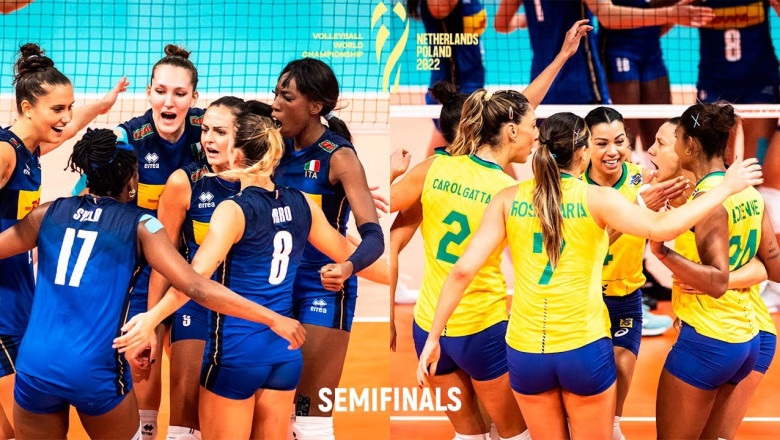 Unbelievable Volleyball Actions - Italy vs Brazil Semifinals | World Championship 2022
