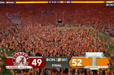 #3 Alabama vs #6 Tennessee THRILLING Ending | 2022 College Football