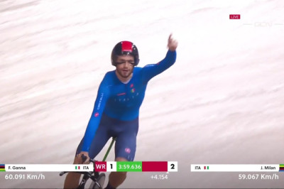 GANNA Individual Pursuit WORLD RECORD | 3:59.636 | UCI Track World Champs 2022