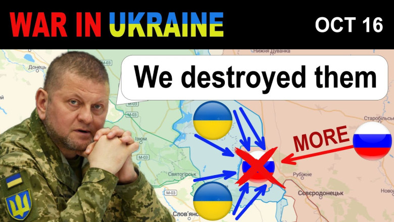 Latest 16 Oct: Russians Suffer a BRUTAL DEFEAT Near Lyman | War in Ukraine Explained