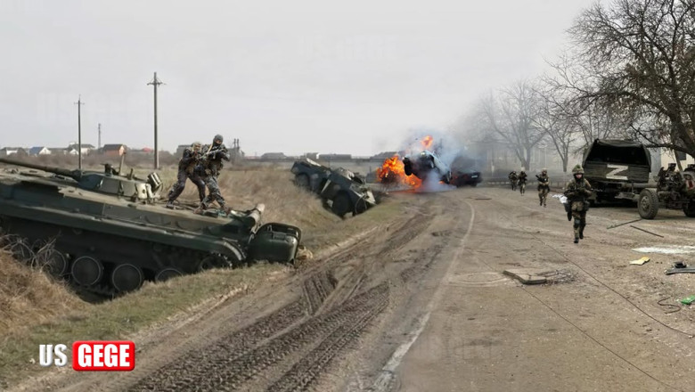 HORRIBLE (Oct 18) Ukraine Forces Destroy Convoy Of Armored Vehicles And ...