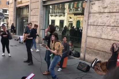 MANESKIN LIVE A ROMA CENTRO
