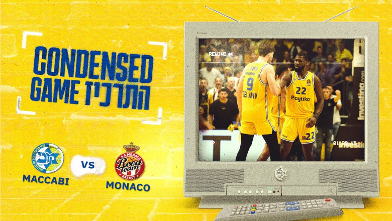 Condensed Game: Maccabi vs Monaco | התרכיז: כל הסלים - מכבי נגד מונאקו
