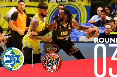 Duo Brown-Baldwin lead Maccbi over Monaco! | Round 3, Highlights | Turkish Airlines EuroLeague