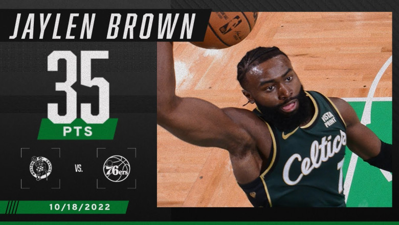 Jaylen Brown GOES OFF for 35 PTS in Celtics' season opener 🔥