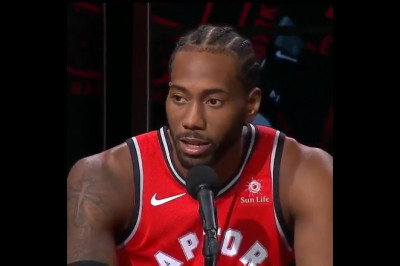 Lol: Kawhi Leonard's Laugh As NBA On NBC Theme Song!